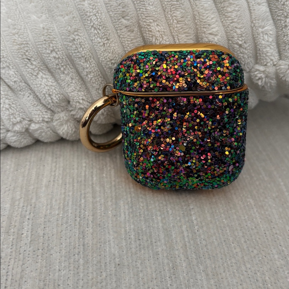 Sparkly glitter airpods case